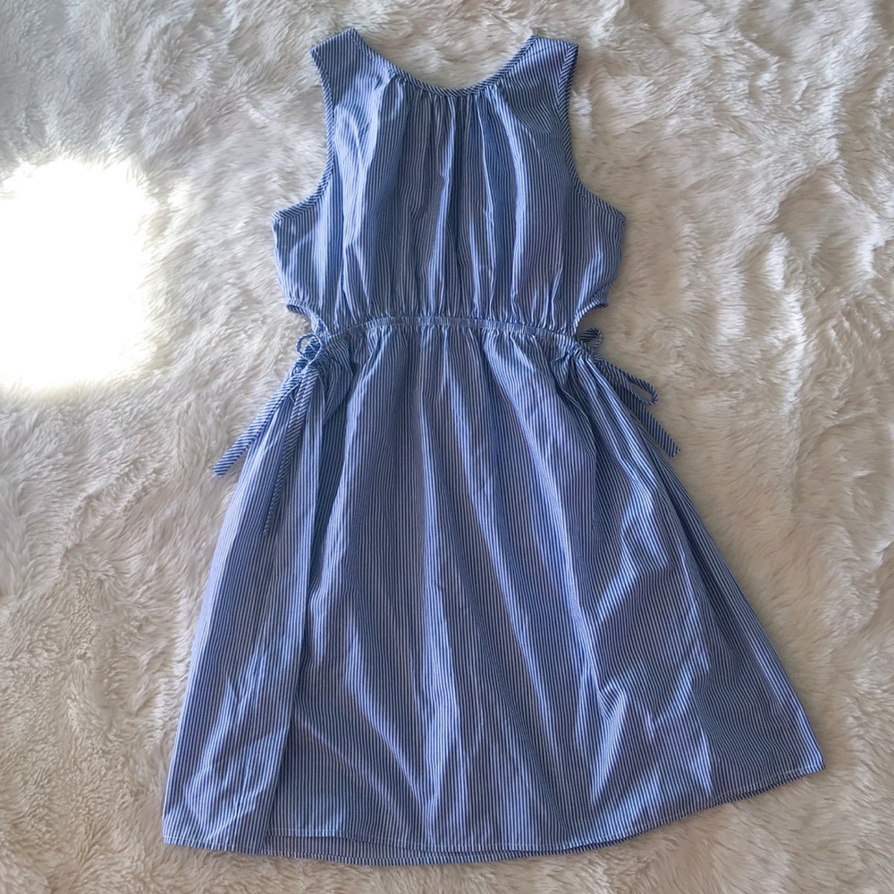 AQUA side tie dress - Picture 5 of 5
